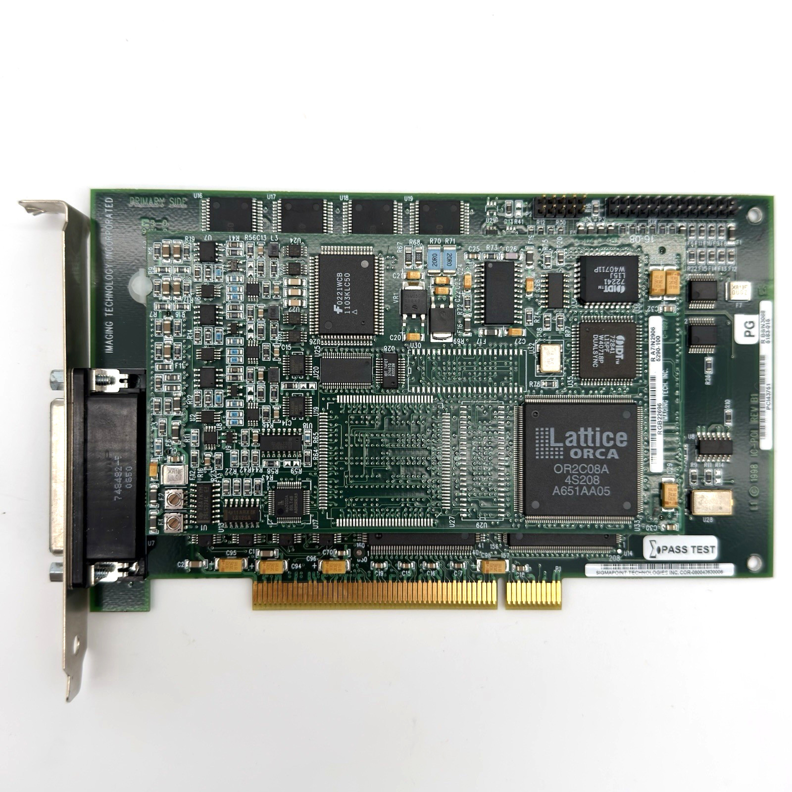 Imaging Technology PCVision PCI Frame Grabber Card SigmaPoint ORCA OR2C08A FPGA