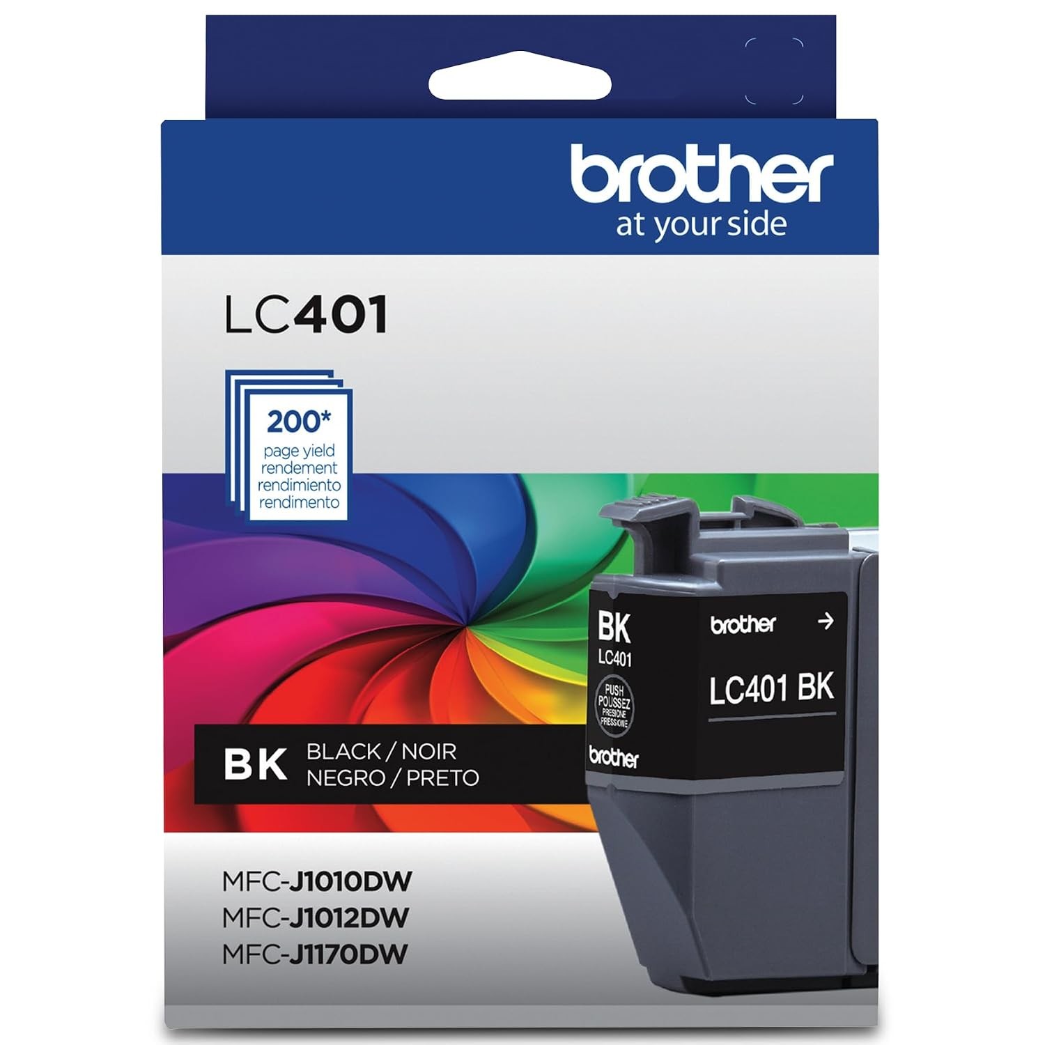 Brother Genuine LC401BK Standard Yield Black Ink Cartridge for Sale Genuine