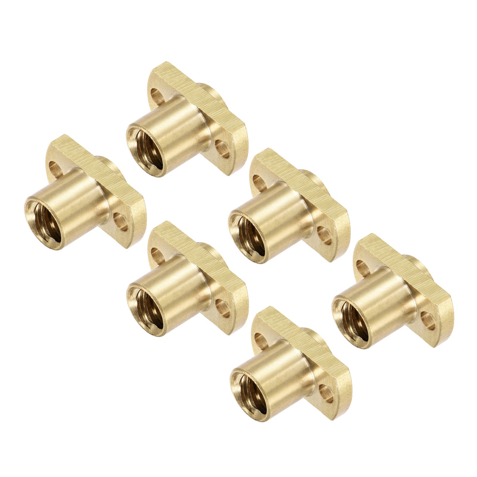 6Pcs, T8 Lead Screw Trapezoidal Nut 2mm Pitch 8mm Lead for 3D Printer