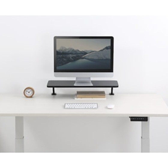 Extra Wide Monitor Riser Stand - Clamp-on Monitor Shelf for Desk - Startech.com