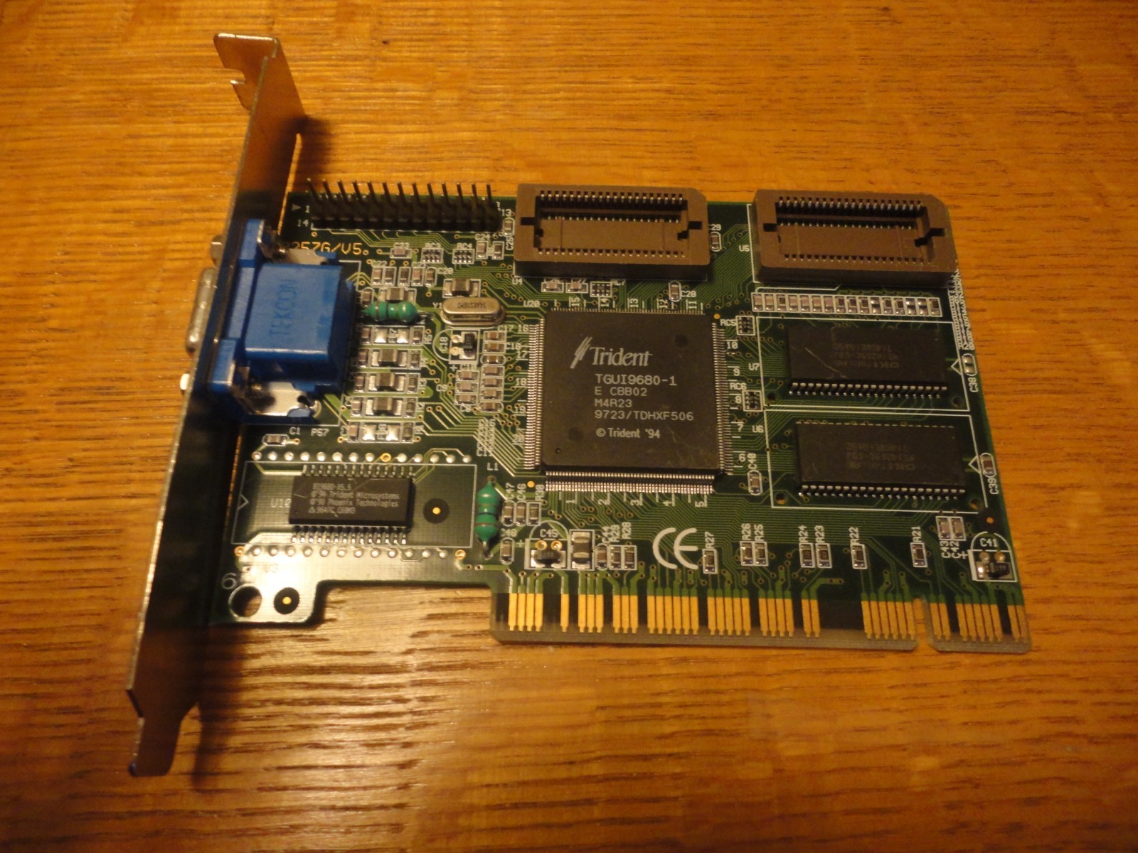Trident TGUI9680-1 VGA Video Card 32 bit PCI 1MB Vintage 1994 IBM PC Compatibles