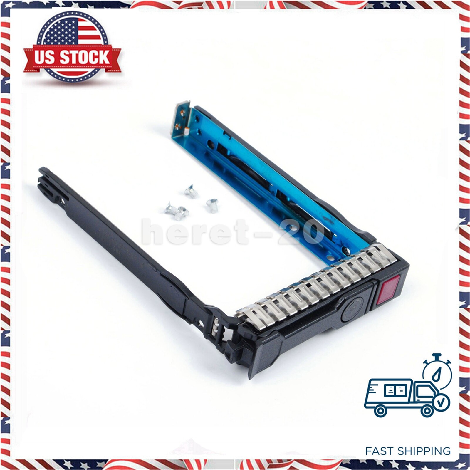 2.5" SFF SATA SAS HDD Tray Caddy for HPE P06478-B21 P06479-B21 Server w/Chip 