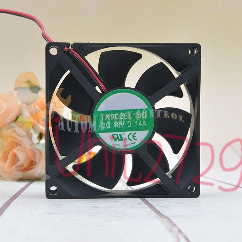 1PC New For Tianxuan TX9025L18S DC18V 0.14A 9CM 9025 90mm Cooling Fan 2pin