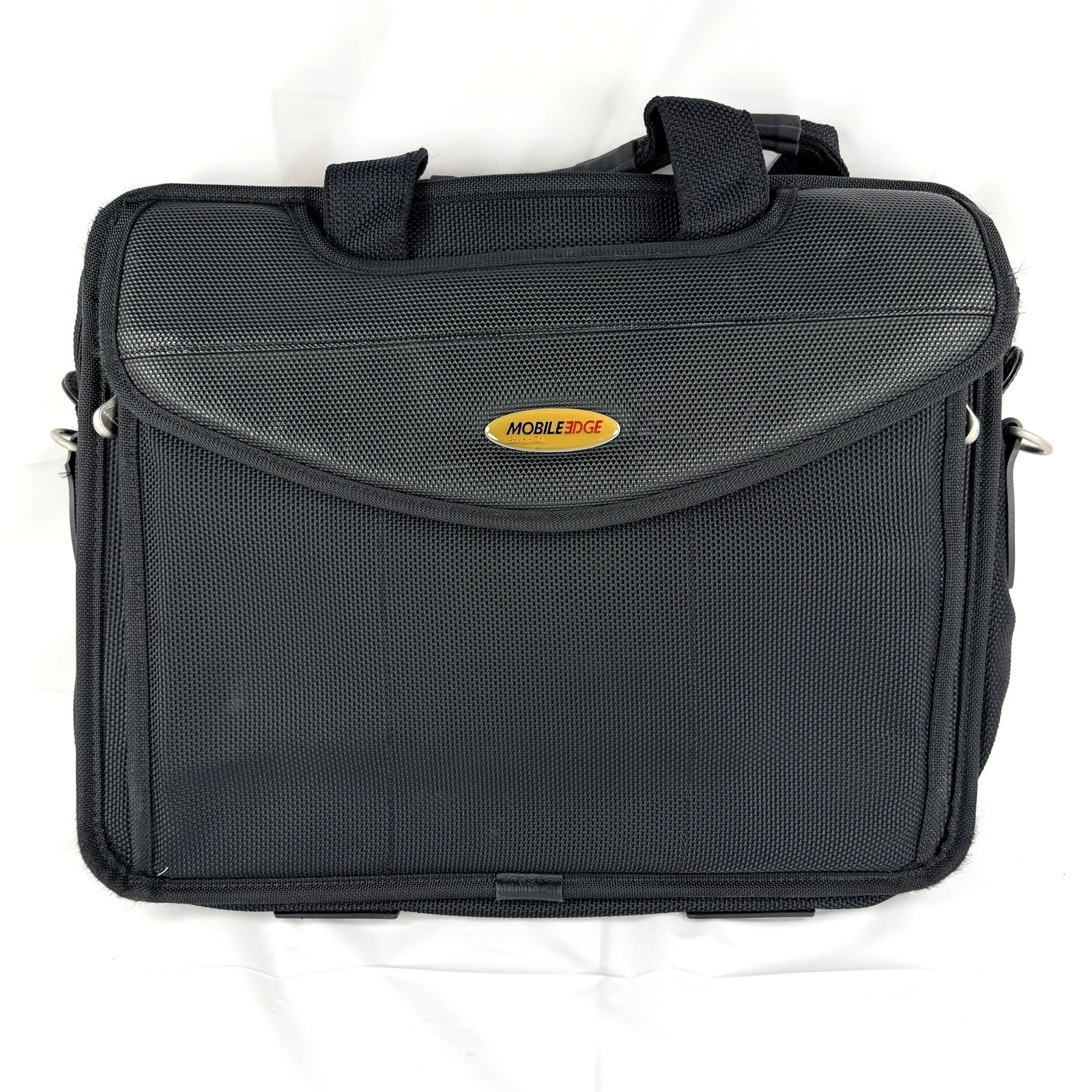 Mobile Edge Laptop Messenger Zipper Bag Over The Shoulder Black 17x13''