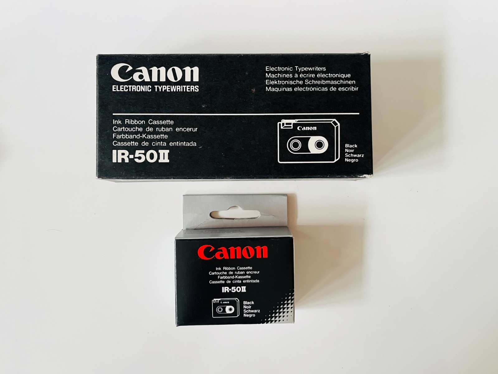 Canon IR-50 II - 3x2=6 Cassettes Ink Ribbon Cassette for Electronic Typewriters