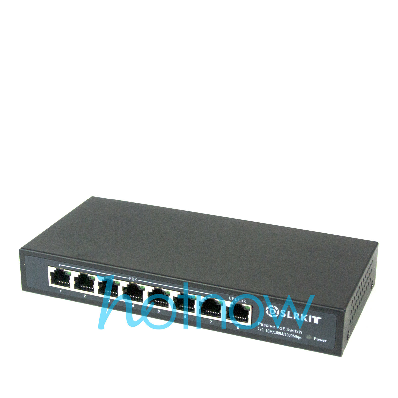 DSLRKIT Gigabit 8 Ports Passive PoE Switch Injector Ethernet NO Power Adapter
