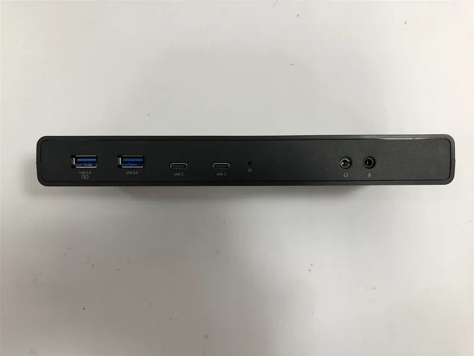 Codi A01200 USB-C Dual 4K Universal DisplayLink Docking Station w AC Adapter
