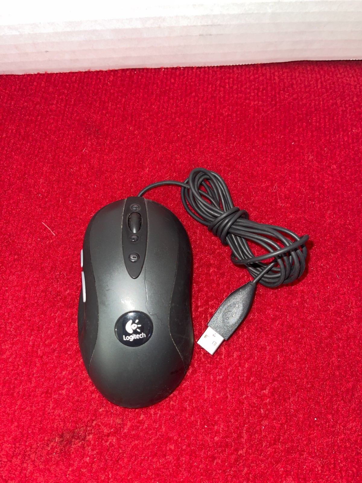 Logitech G400 M-U0028 USB Optical Gaming Mouse Wired Ergonomic PC Mouse Gray