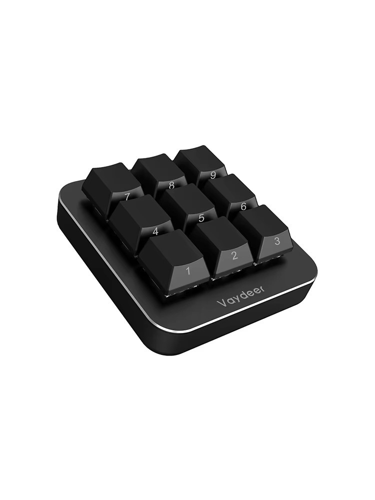 Vaydeer 9-Key Programmable Mechanical Macro Keypad for Gaming OSU Design