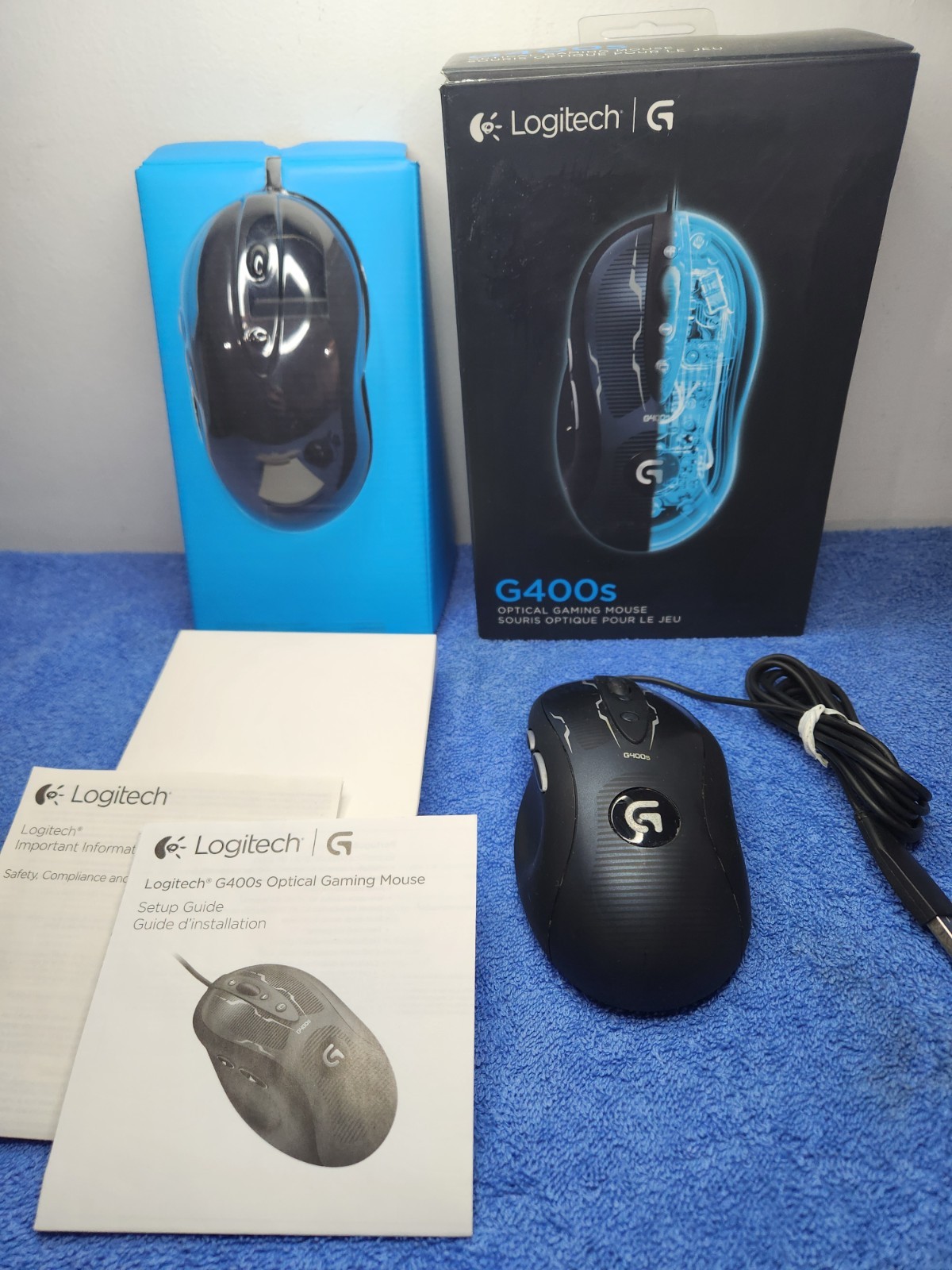 Logitech G400s Optical Gaming Mouse – Wired USB – Black