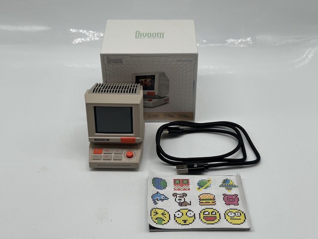 Divoom MiniToo Retro PC-Style Computer Speaker