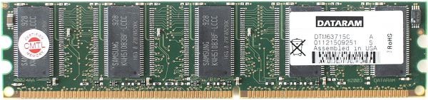 Memory dataram dtm63715c 512mb ddr 184pin