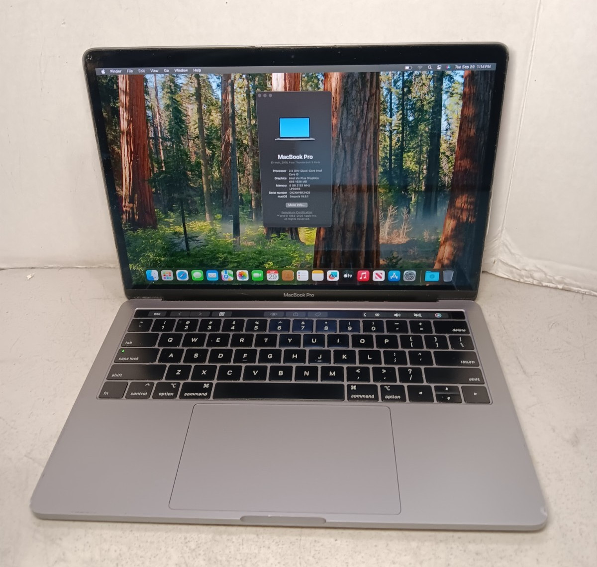 Apple MacBook Pro 13 2018 A1989 Core i5 2.3GHz 8GB RAM 256GB SSD #69