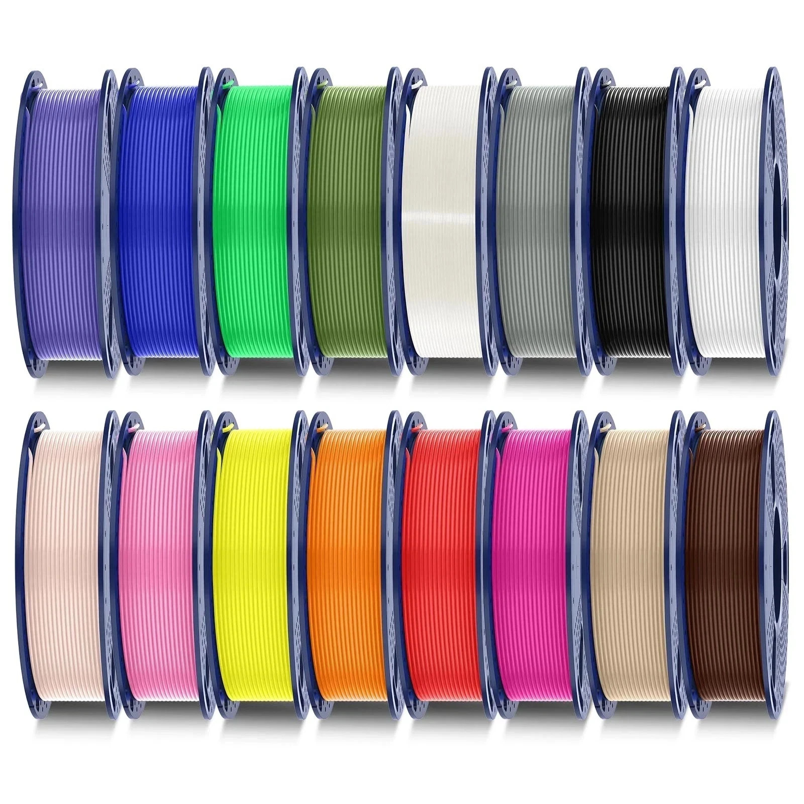 SUNLU 16 Color PLA Filament Bundle Multicolor 3D Printer 1.75mm Individually