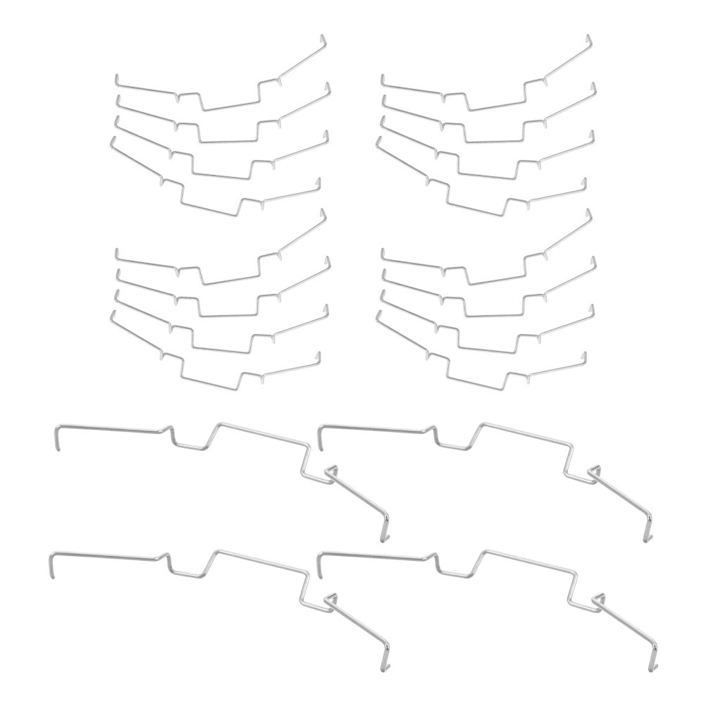 20pcs 80mm CPU Fan Mounting Clips Kit - Metal Wire Buckle for Tower - CPU
