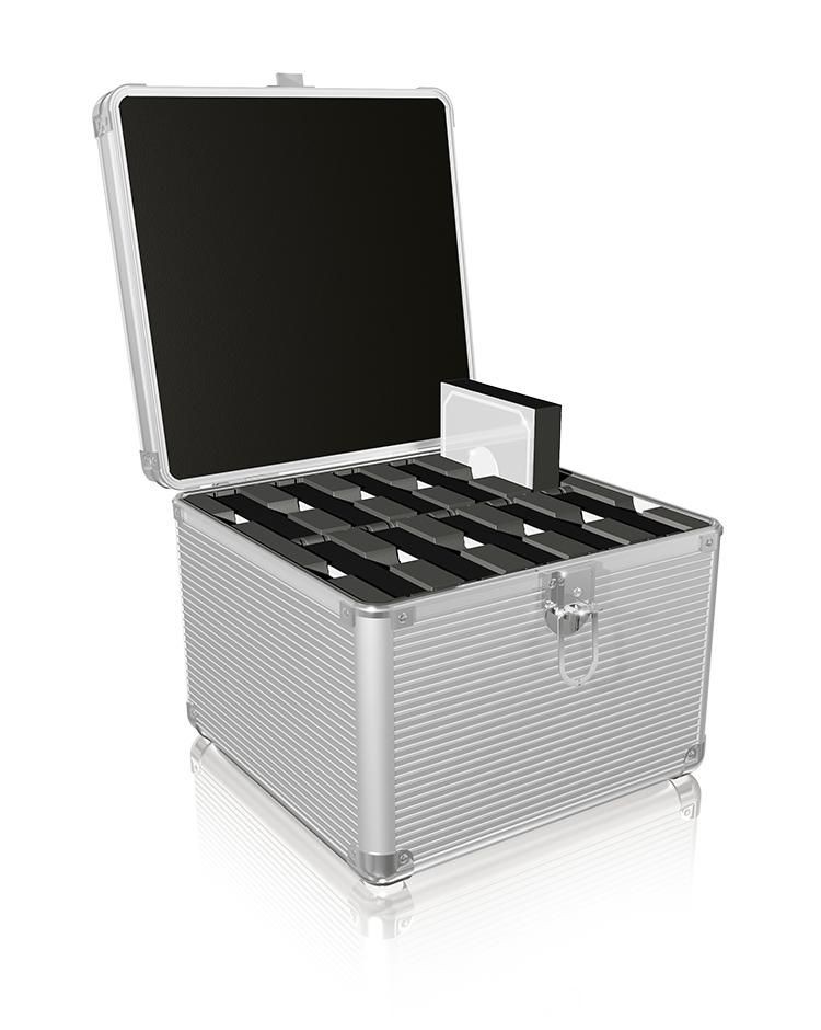 ICY BOX IB-AC628 TRANSPORT SUITCASE FOR 10 X 3.5 IN HDDS ~E~