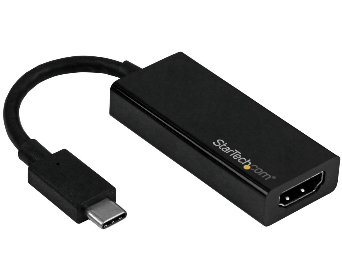 StarTech.com CDP2HD4K60 USB C to HDMI Adapter - 4K 60Hz - Thunderbolt 3 Compatib