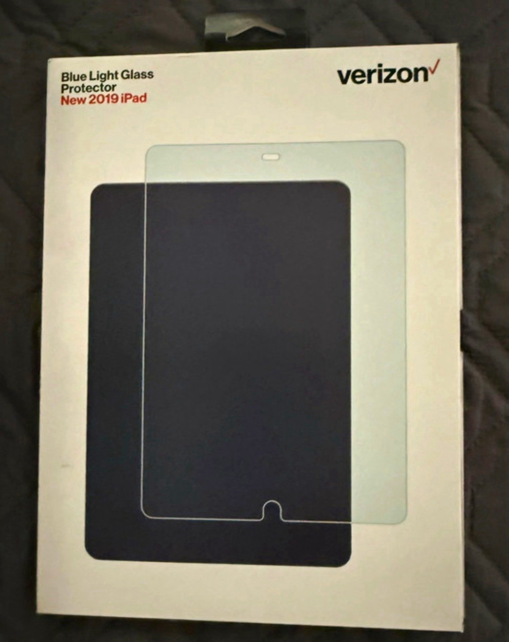 Verizon Glass Screen Protector for iPad 10.2 (2019) Clear Blue Light Filter