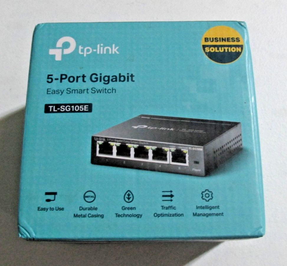 TP-Link TL-SG105E 5-Port Ethernet Easy Smart Switch