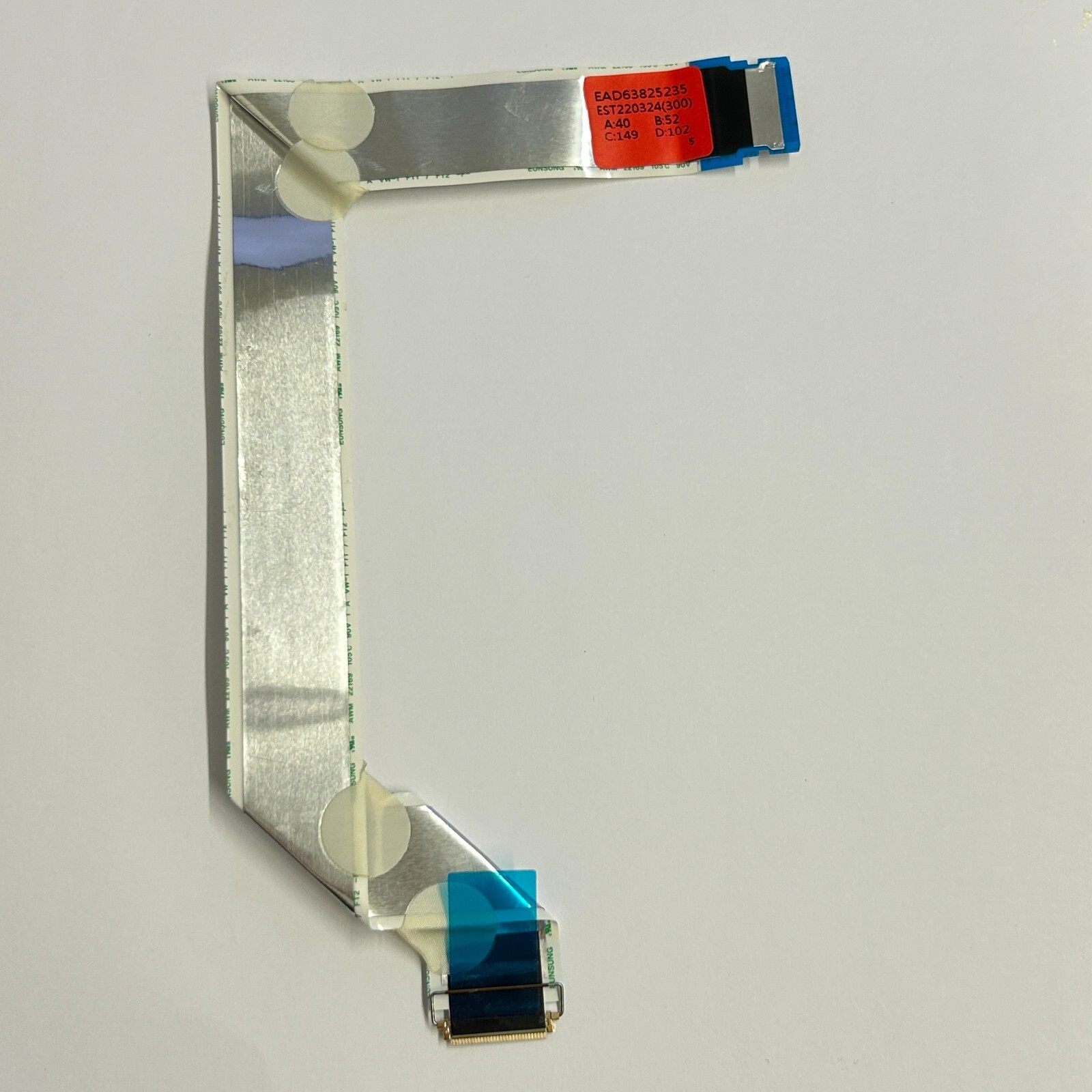 LG EAD63825235 LVDS Flat Ribbon video Cable FOR/FROM LG 27UP600-W Monitor