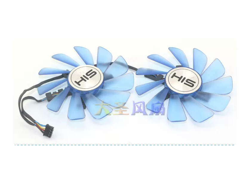 New For HIS/XFX RX470/480/570/580 FDC10U12S9-C FDC10H12S9-C Cooling Fan