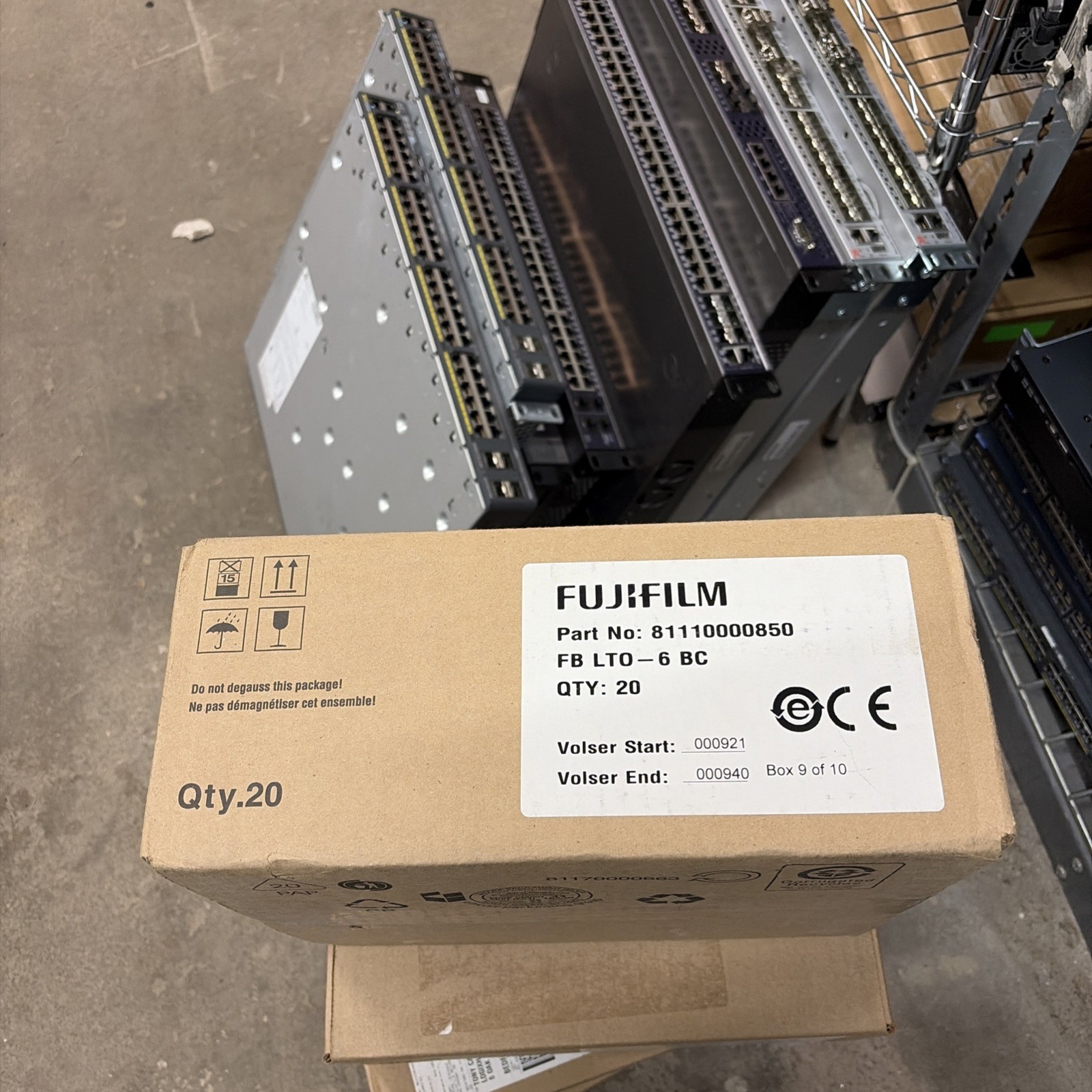 New FUJIFILM LTO Ultrium6 Data Cartridge LTO FB UL-6 2.5T D 20 Pack Sealed