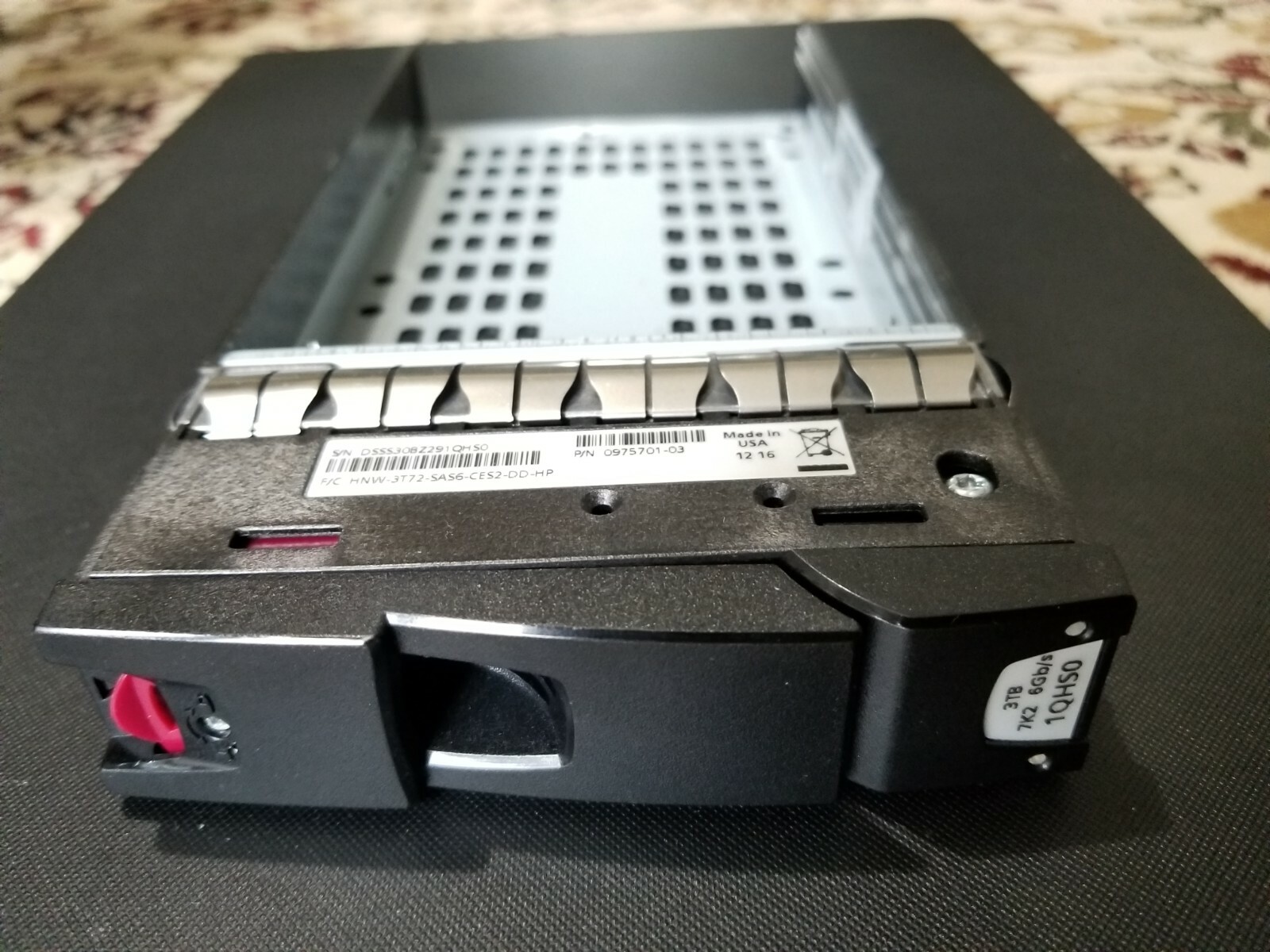 Dell EqualLogic Compellent 3.5” LFF Hard Drive Caddy Tray 0944489-02 3TB Label