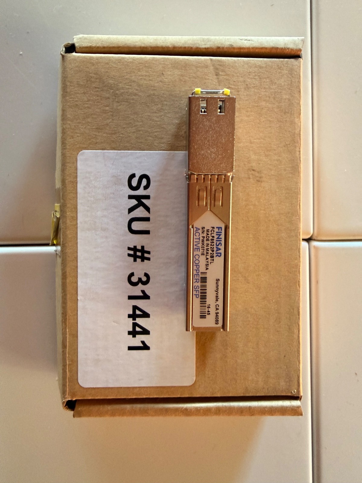 Finisar/T-Mobile/Alcatel FCLF8522P2BTL - 1000BASE-T SFP 31441 - 3HE00062CB