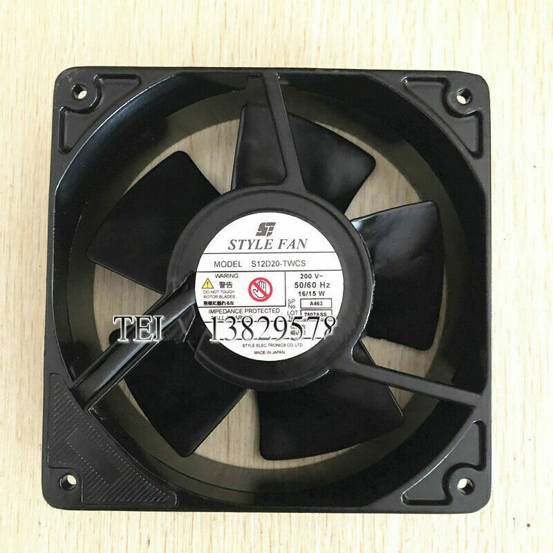 STYLE FAN S12D20-TWCS 200V 12CM high temperature resistant cooling fan