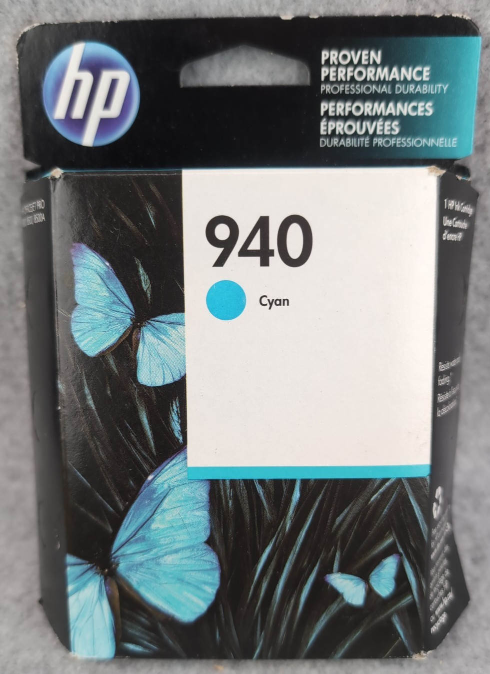 HP Printer Cartilage Exp 5/19 940 Cyan Officejet Pro 8000 8500 8500A Damaged Box