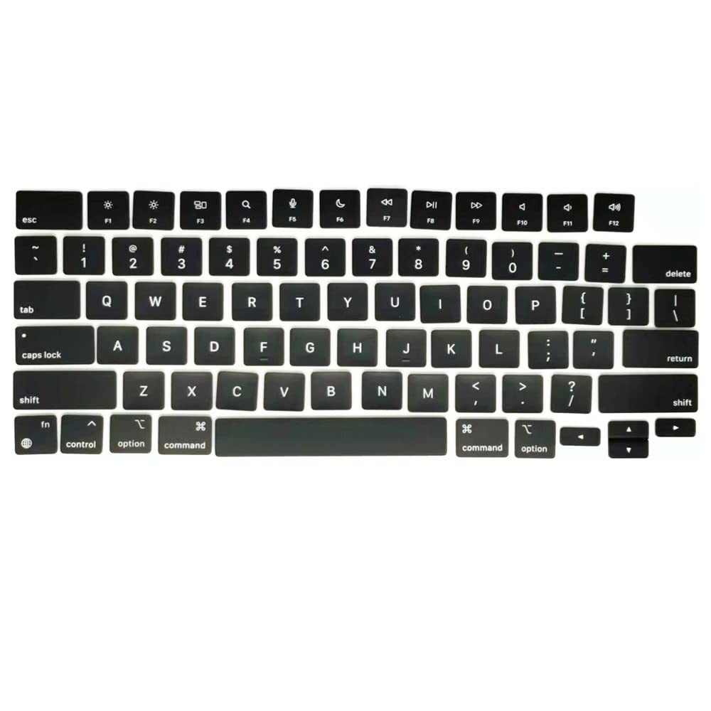 Replacement Keyboard Keycaps Keys,Full Set of US Key Cap Compatible with MacB...