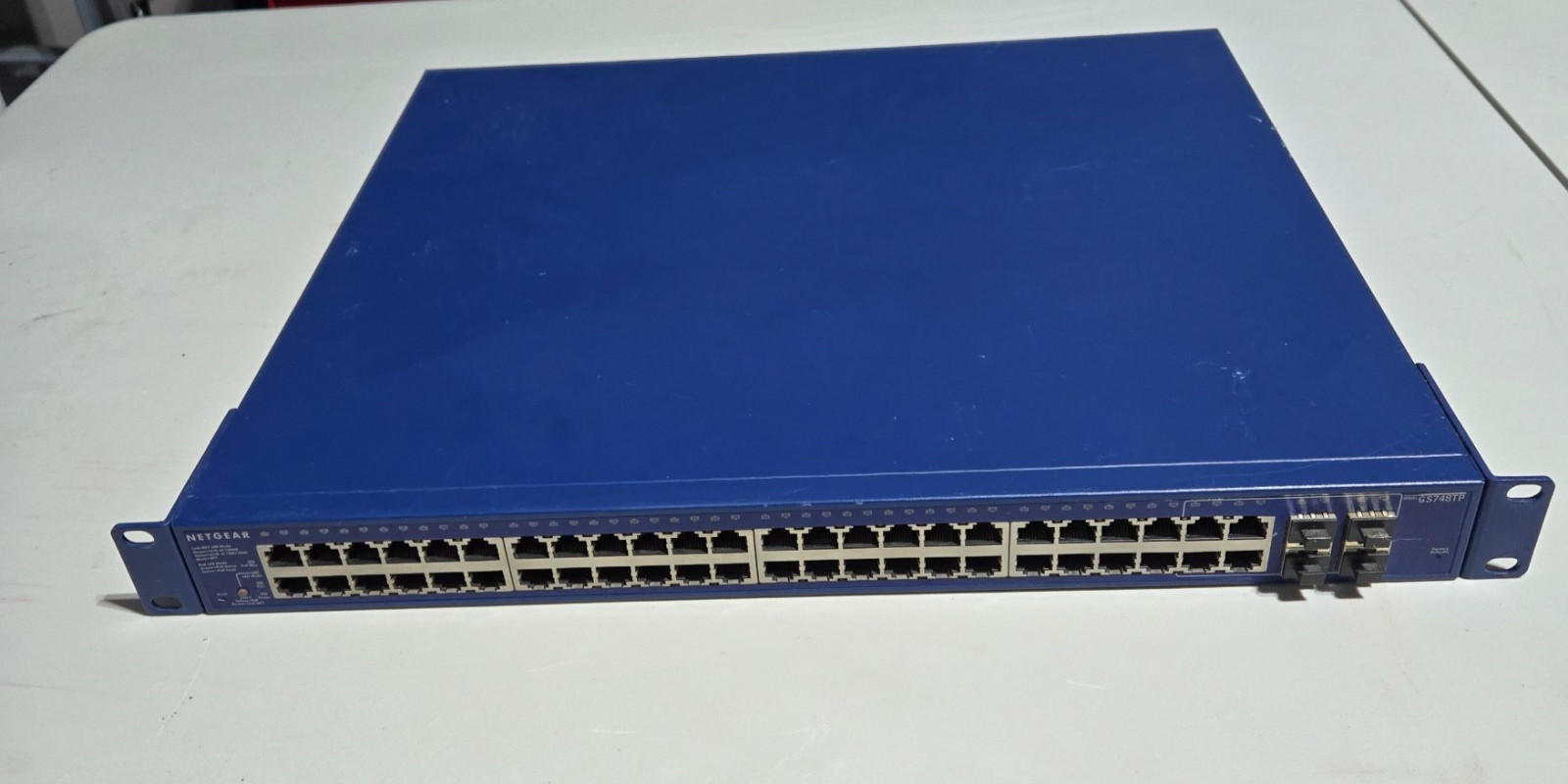 NETGEAR ProSafe GS748TP 48-Port Gigabit PoE Smart Switch TESTED Power