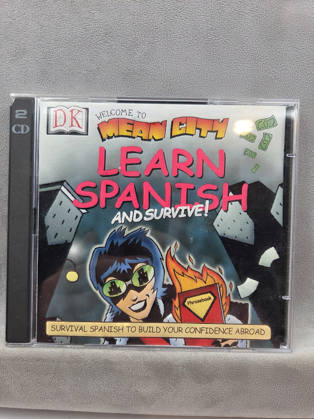 Mean City By DK Learn Spanish Language Arts Interactive Game Cd-Rom 1999