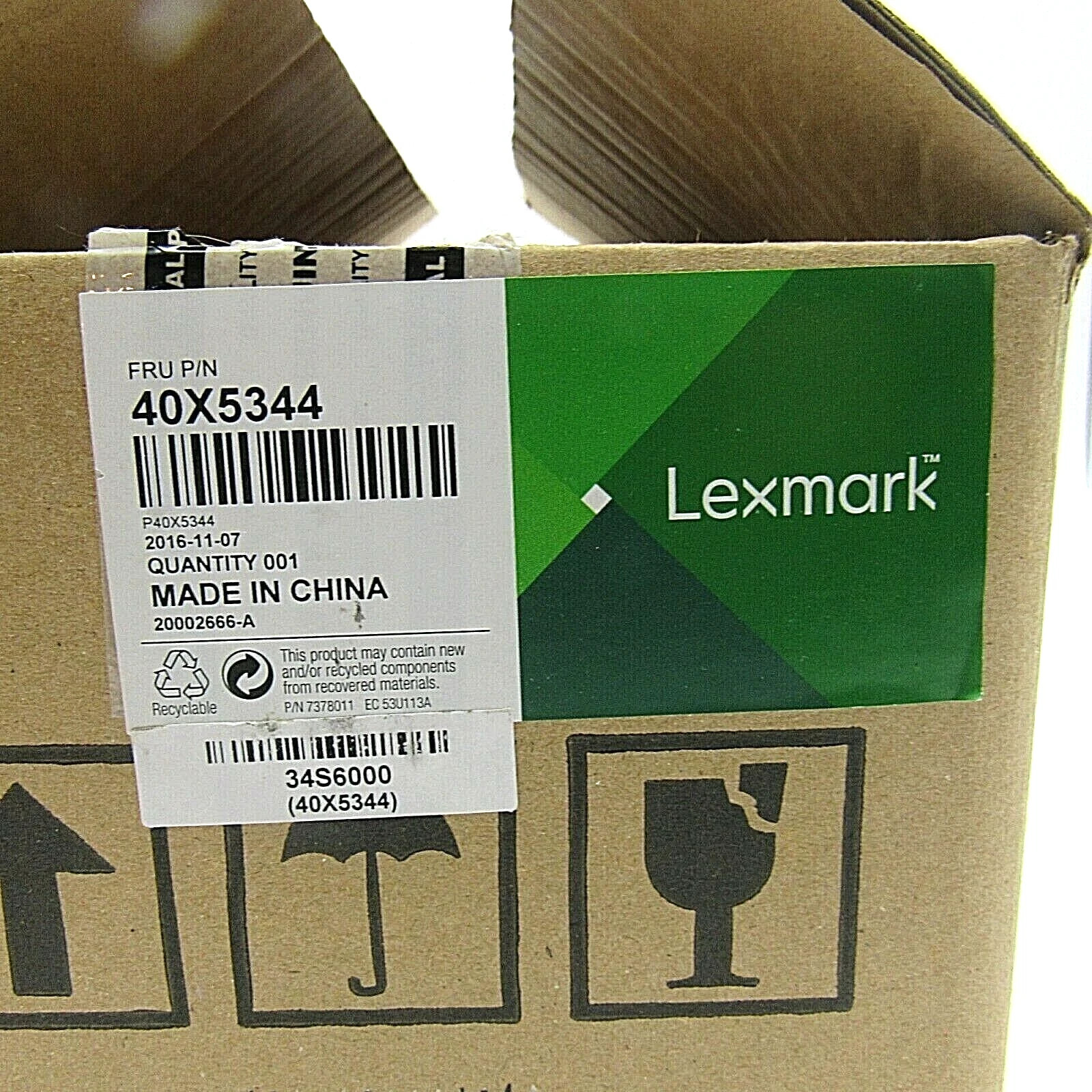Genuine Lexmark 40X5344 Fuser - NEW/openbox