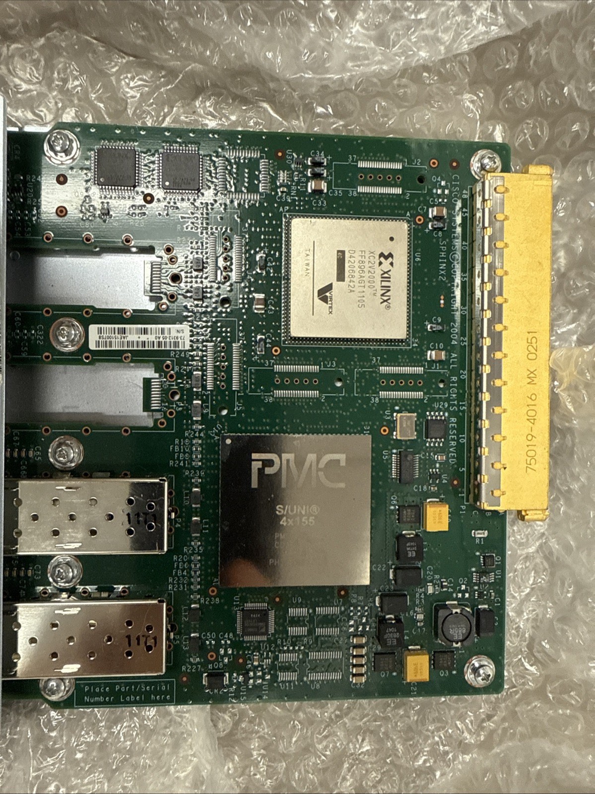 Cisco SPA-2XOC3-POS 2-Port OC3 POS Shared Port Adapter Used