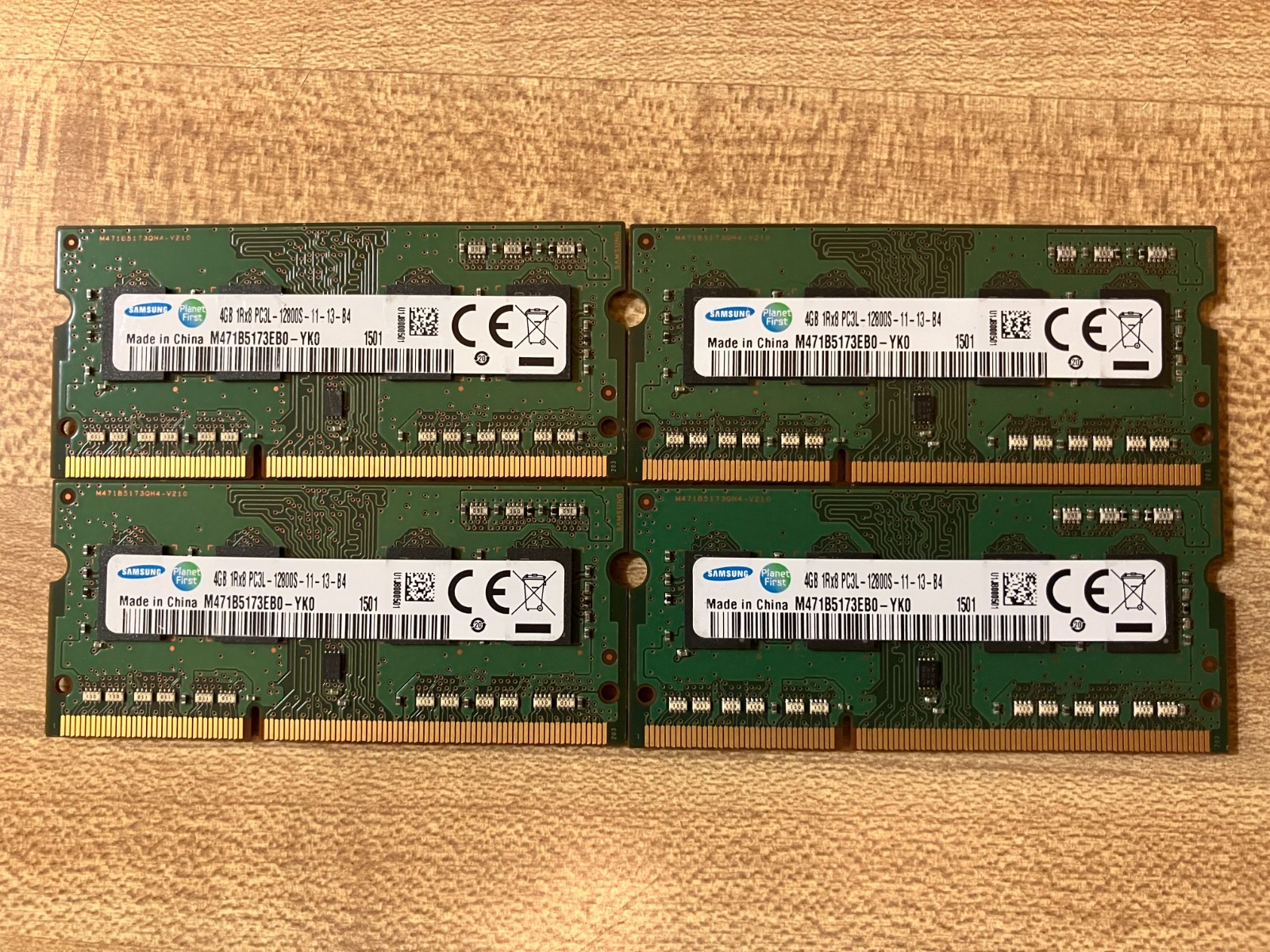 Gently Used Samsung 16GB PC3L-12800S-11-13-B4 Notebook Ram Kit