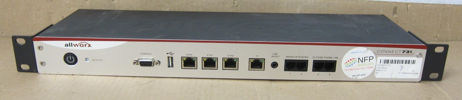 ALLWORX CONNECT 731 VoIP Server - Unit Only