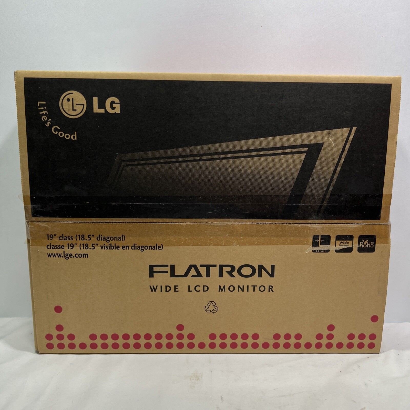 LG Flatron Wide LCD Monitor, # W1953T-PF, 18.5" Diagonal Screen ~ NEW SEALED