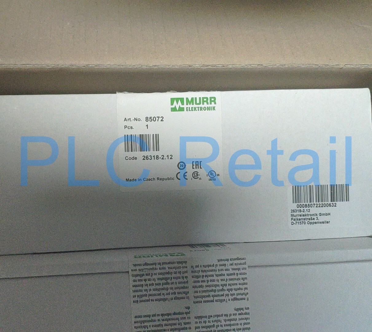 1PCS NEW MURR Power module 85072 Fast delivery DHL FEDEX