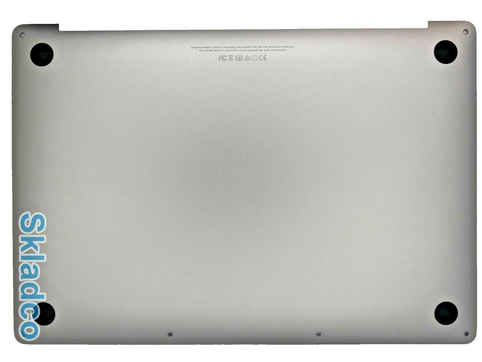 ORIGINAL MacBook Pro A1708 2016 2017 13" Space Gray Bottom Case Cover B + Screws