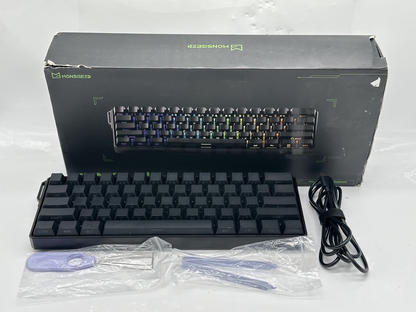 MonsGeek FUN60 Ultra Magnetic HE Switch Gaming Keyboard - Black