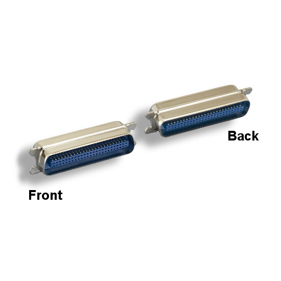 10PCS CN50 Male to Male Mini Adapter 50Pin Low Profile Changer Centronics SCSI