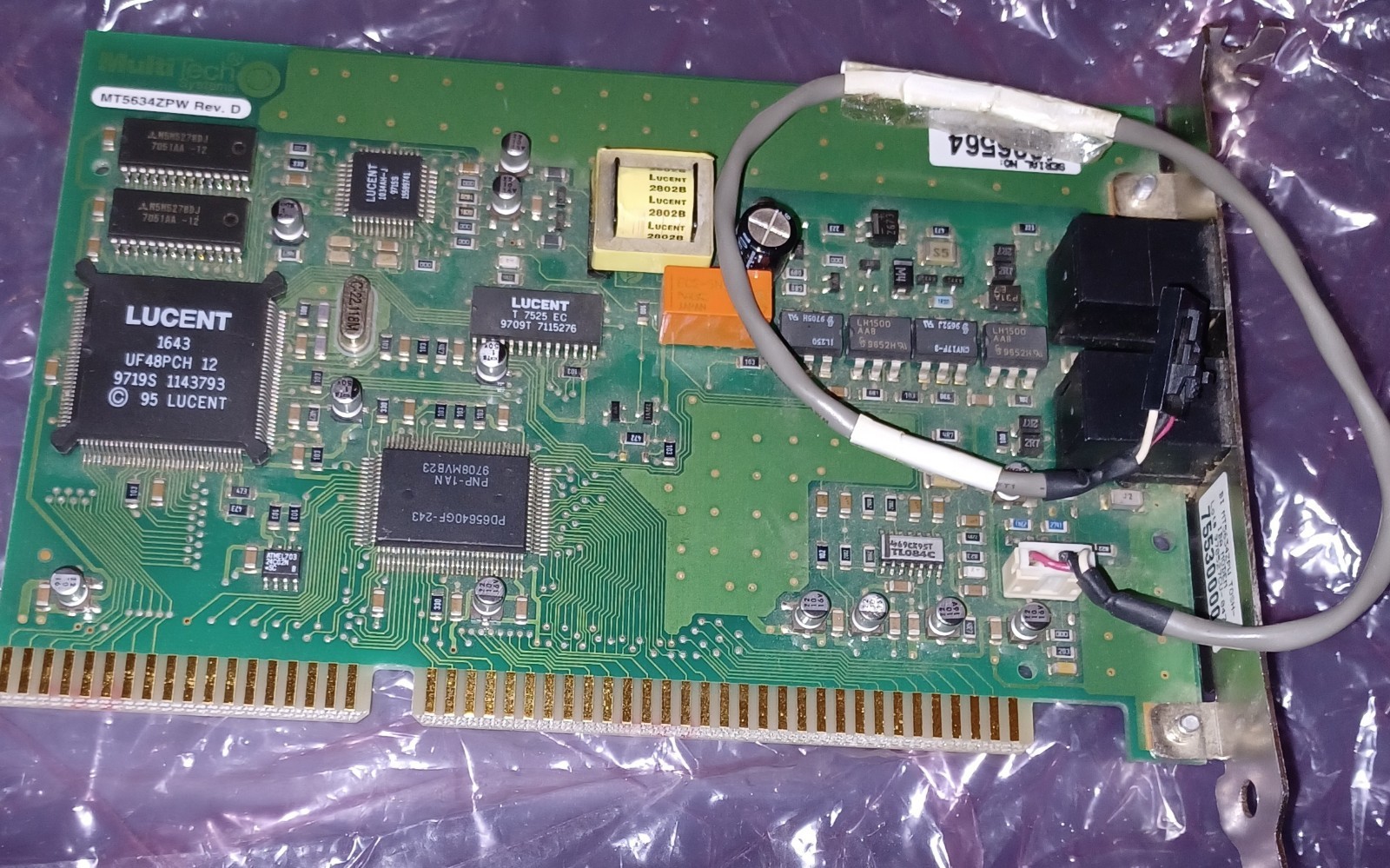 MultiTech Systems MT5634ZPW PCI fax/modem card