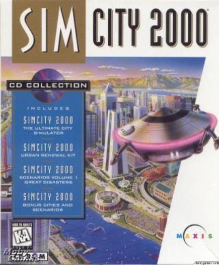 SimCity 2000 CD Collection + Manual PC CD build city mayor sim game + add-ons