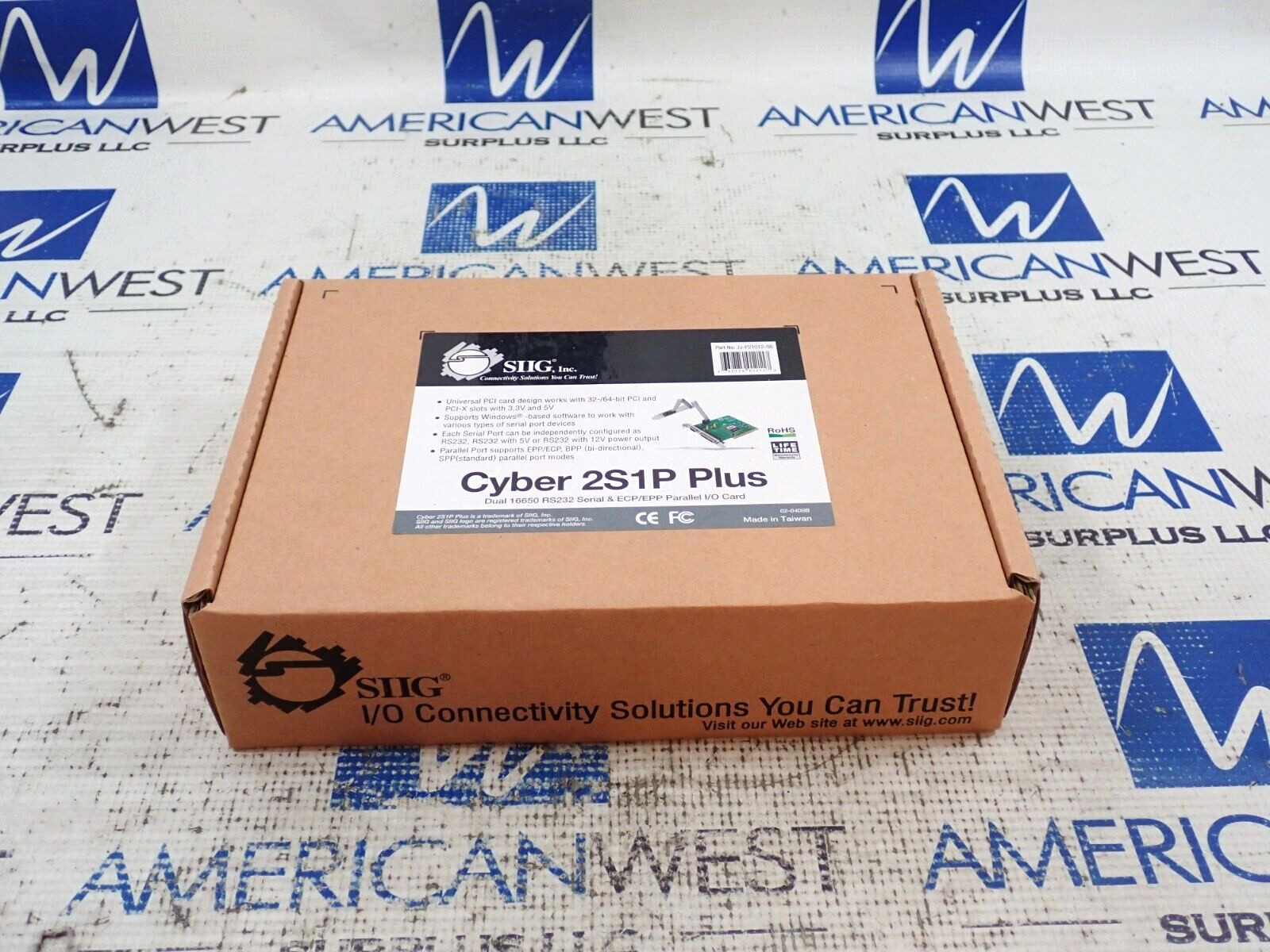 New SIIG JJ-P21012-S6 Cyber 2S1P Plus Serial & ECP/EPP Parallel I/O Card