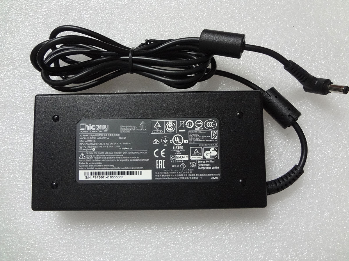 MSI GE60 2PE Apache Pro,GE70 AC Adapter NEW Oiriginal MSI 120W 19.5V 6.15A