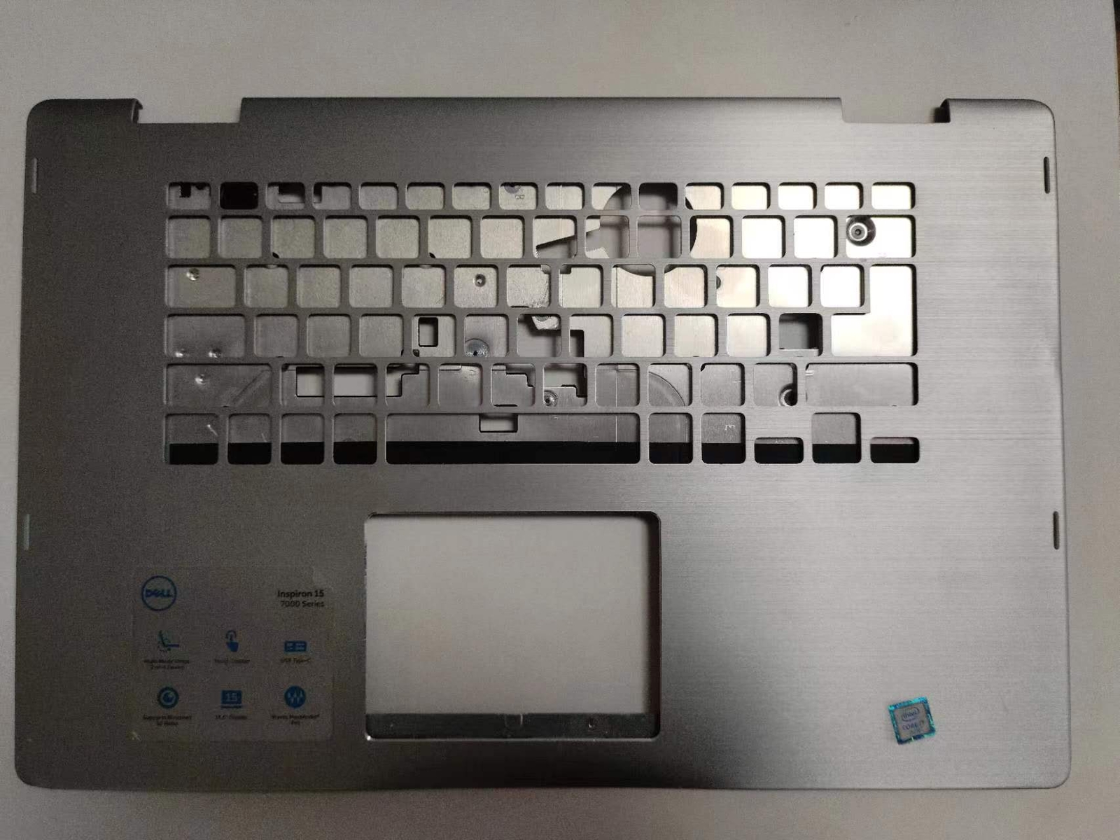 For Dell Inspiron C shell Palmrest Silver 0DW7JG