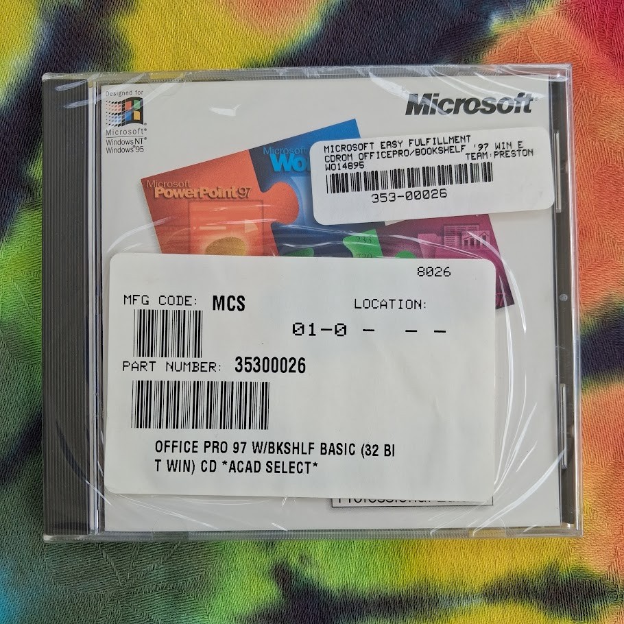 Microsoft Office 97 Professional Edition Word Excel PowerPoint Access ~ SEALED