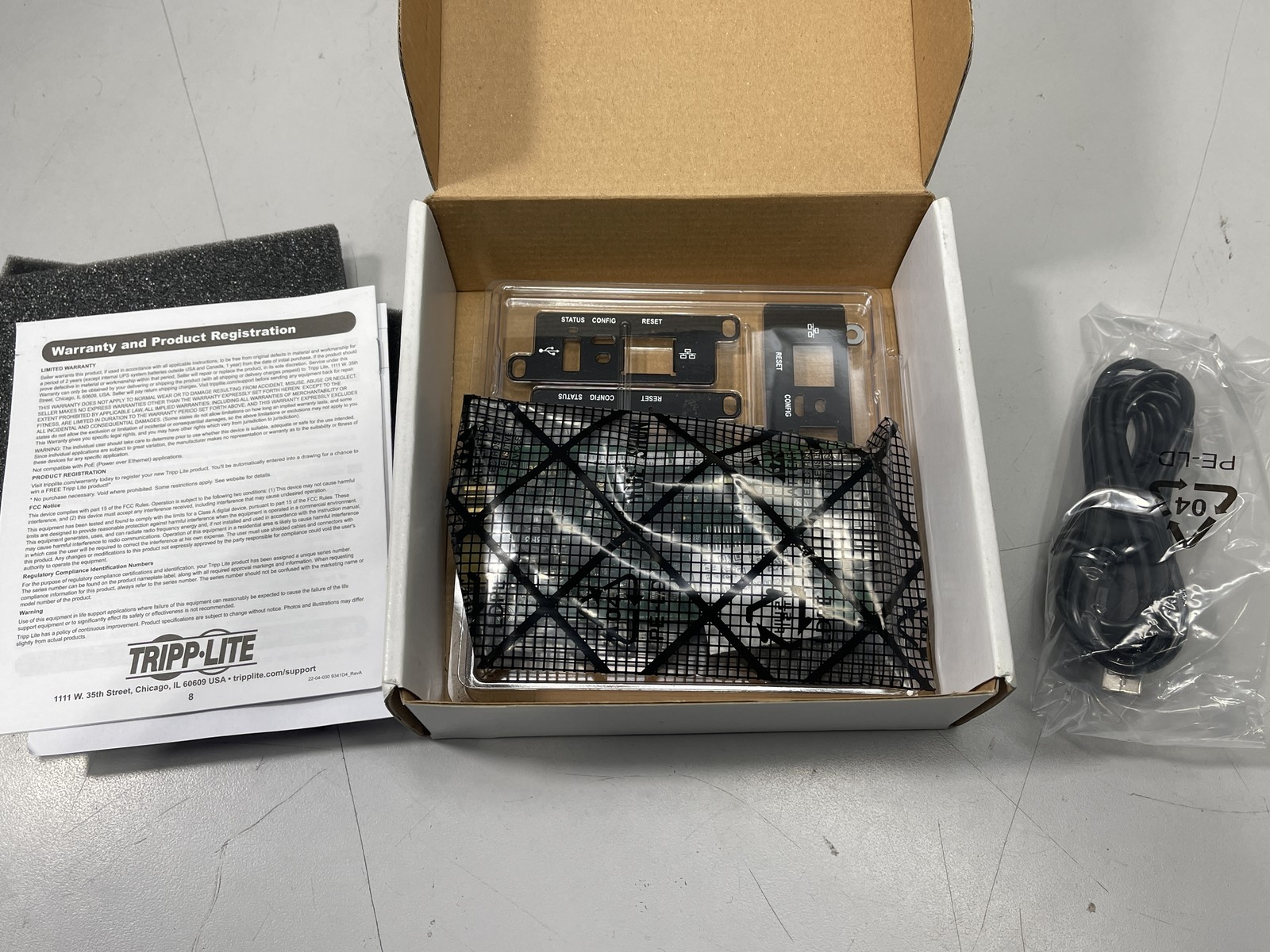 Eatton Tripp Lite WEBCARDLXE Network Management Card for Select UPS Systems, TAA