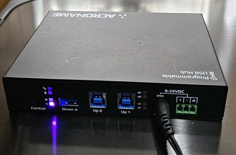 Acroname 8 Ports Industrial Programmable Managed USB 3.2 Switch S79-USBHUB-3P